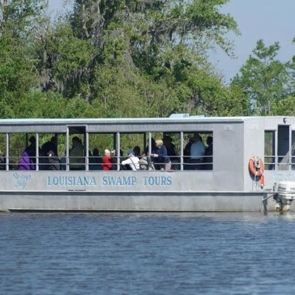 New Orleans Swamp Tour Boat Adventure With Pickup Image