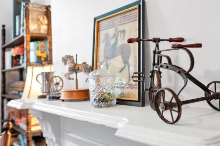 Curated décor w/ a touch of whimsy around every turn.
